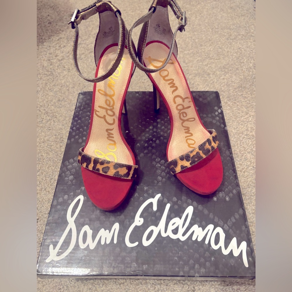 Sam Edelman heels Style ELEANOR, LEOPBRHM/RED